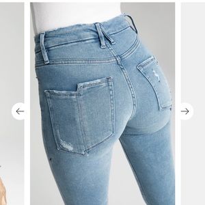 NWT Good American Good Legs Straight Jeans